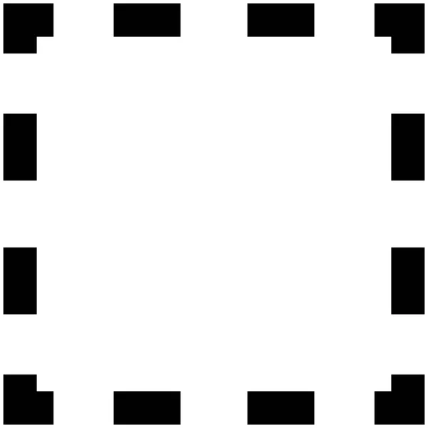 Gepunktetes Markierungssymbol Solid Stil — Stockvektor