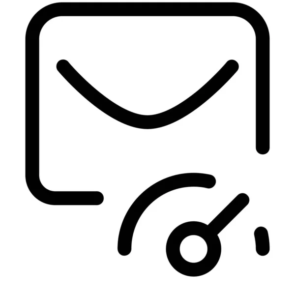 Значок Електронної Пошти Індикатора Конвертації — стоковий вектор