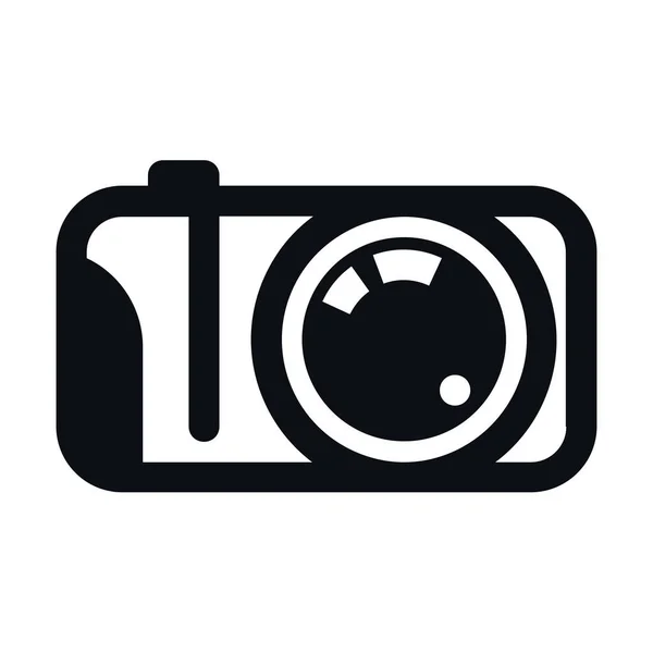 Icône Film Caméra Randonnée Dans Style Outline — Image vectorielle