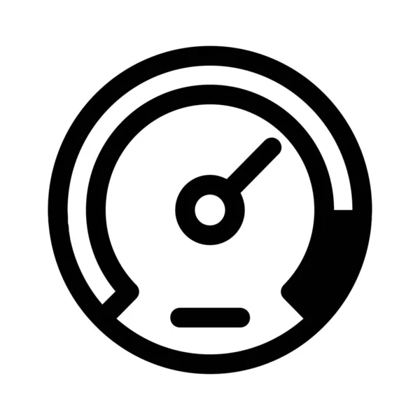 Car Dashboard Icon Outline Style — 스톡 벡터