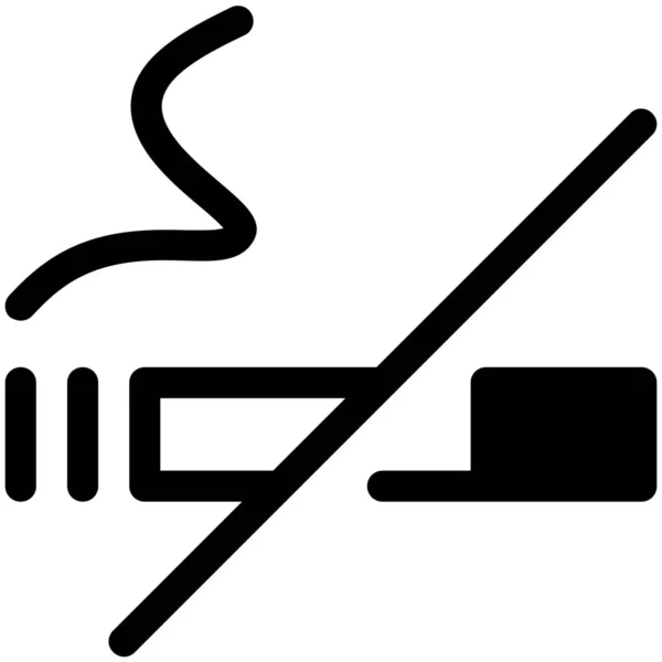 Health Smoking Icon — стоковый вектор