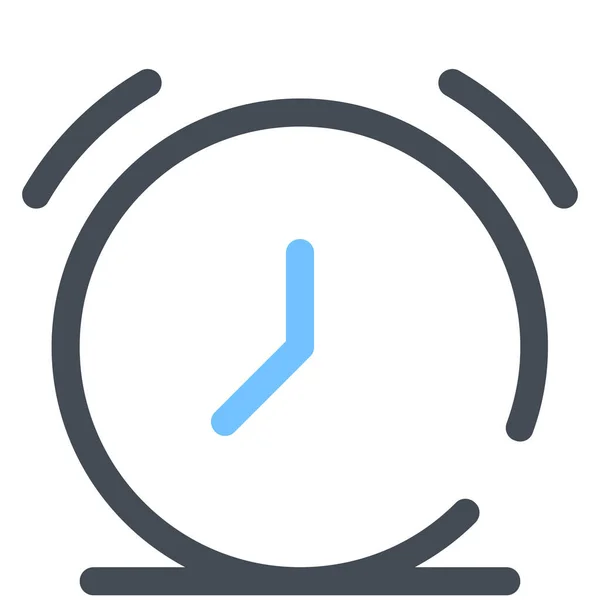 Reloj Despertador Icono Tiempo Categoría Shopping Commerce — Vector de stock