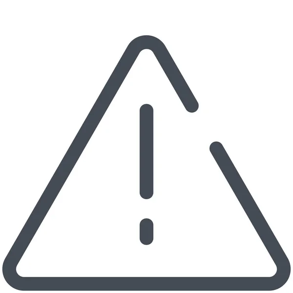 Signos Icono Aviso Error — Vector de stock