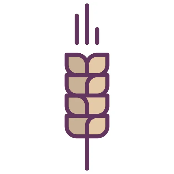 Καλλιέργεια Σιτηρών Εικονίδιο Γεμάτο Στυλ Περίγραμμα — Διανυσματικό Αρχείο