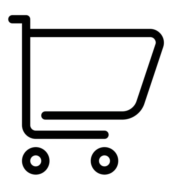 Icono Tienda Entrega Cesta Categoría Shopping Commerce — Archivo Imágenes Vectoriales