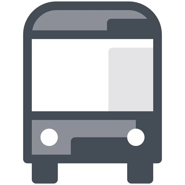 Bus Stop Path Icon — Stock Vector