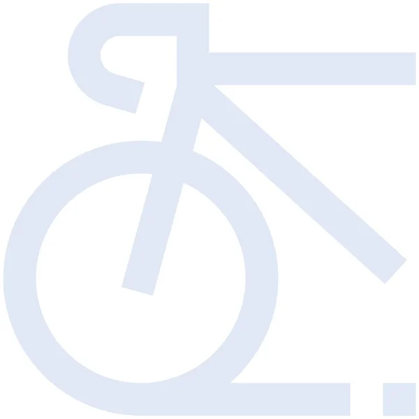 Vélo Vélo Icône Vélo Dans Style Plat — Image vectorielle