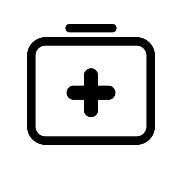 Auto Service Box Symbol Outline Stil — Stockvektor