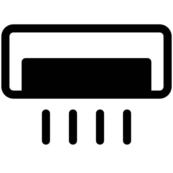 Elektronik Klimaanlage Symbol — Stockvektor