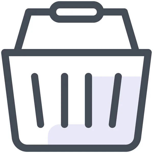 Cesta Compra Icono Compra — Vector de stock