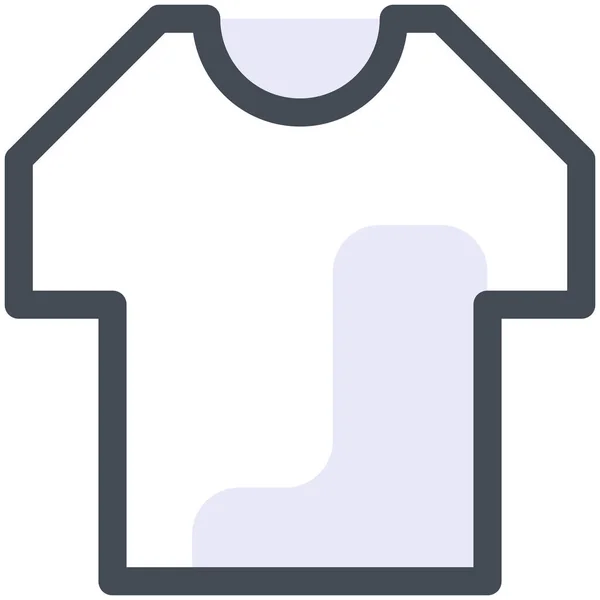 Kleidung Shirt Shirt Ikone — Stockvektor