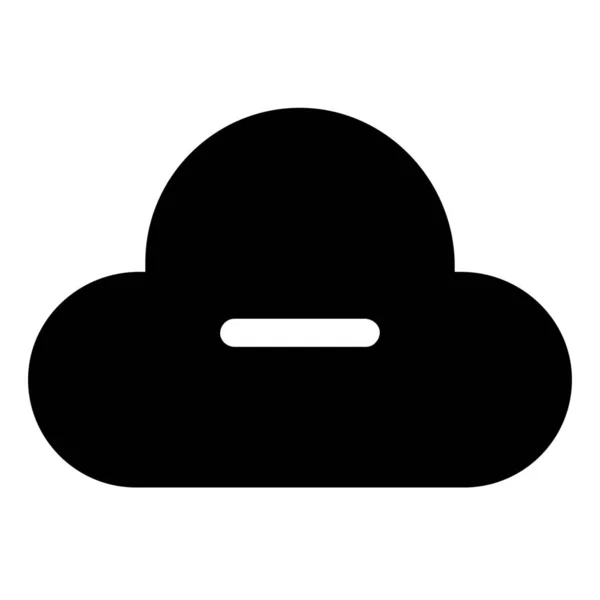 Σύννεφο Διαγραφή Εικονίδιο Αρχείων — Διανυσματικό Αρχείο