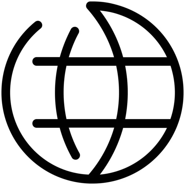 Comunicación Icono Global Internet — Vector de stock