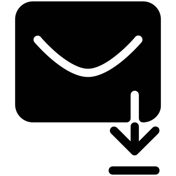 Иконка Файла Конверта — стоковый вектор