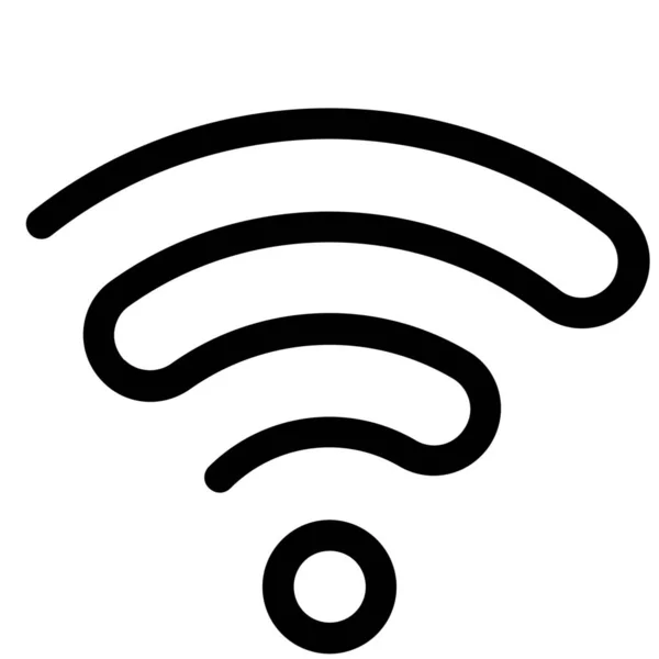 Tanda Koneksi Ikon Wifi - Stok Vektor