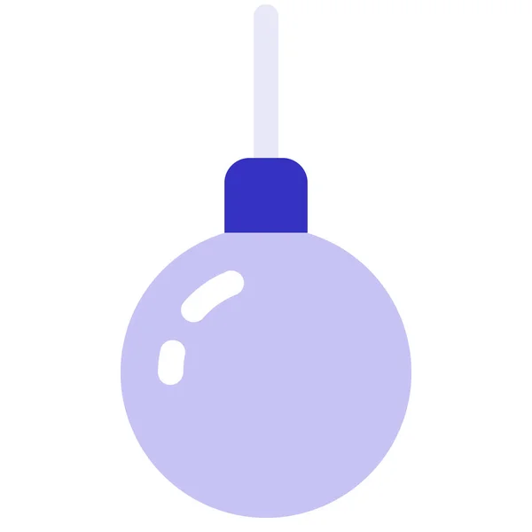 Ball Celebration Christmas Icon Christmas Category — Stock Vector