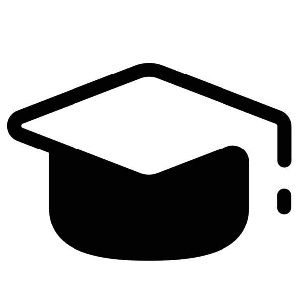 Graduate School Studie Icoon — Stockvector