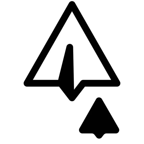 Start Papier Symbol — Stockvektor