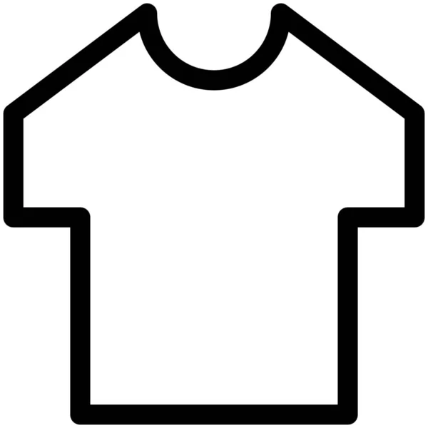 Vestiti Tshirt Icona — Vettoriale Stock