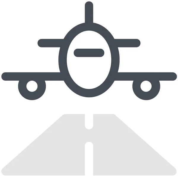 Іконка Приземлення Аеропорту — стоковий вектор