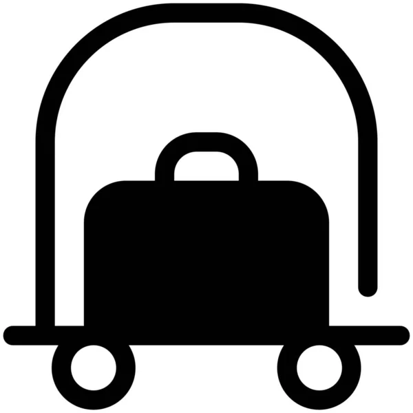 Bagages Vacances Icône Bagages — Image vectorielle