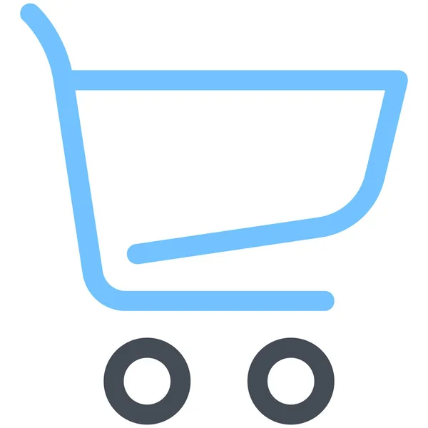 Carrito Cesta Icono Compra — Vector de stock