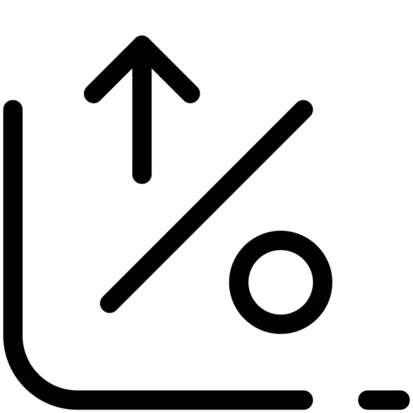 Graph Statistics Graphics Icon — Stock Vector