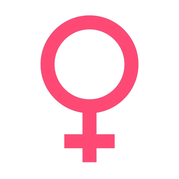 Female Male Sign Icon Flat Style — Stock Vector