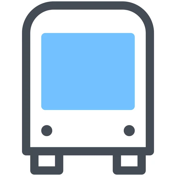 Ikona Stop Bus Cesty — Stockový vektor