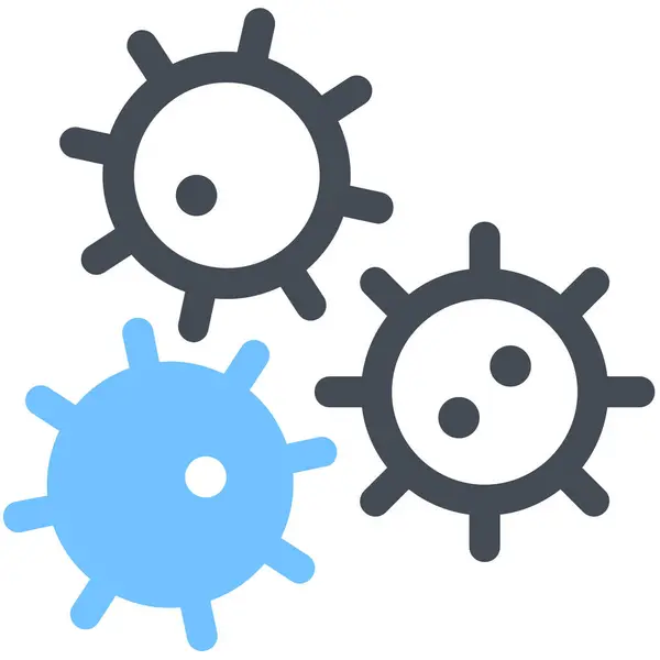 Virus Virus Virus Infección Icono — Vector de stock