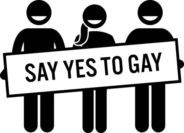Libertà Gay Omosessuale Icona Cultura Comunità Categoria — Vettoriale Stock