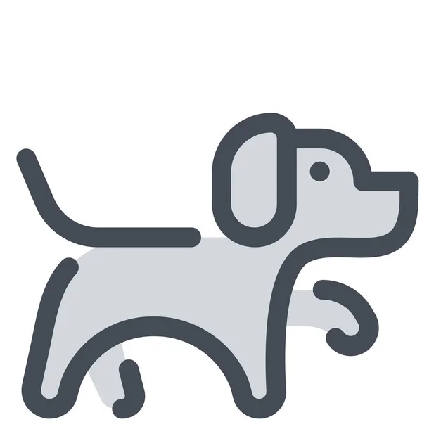 Dier Hond Huisdier Pictogram Dieren Categorie — Stockvector