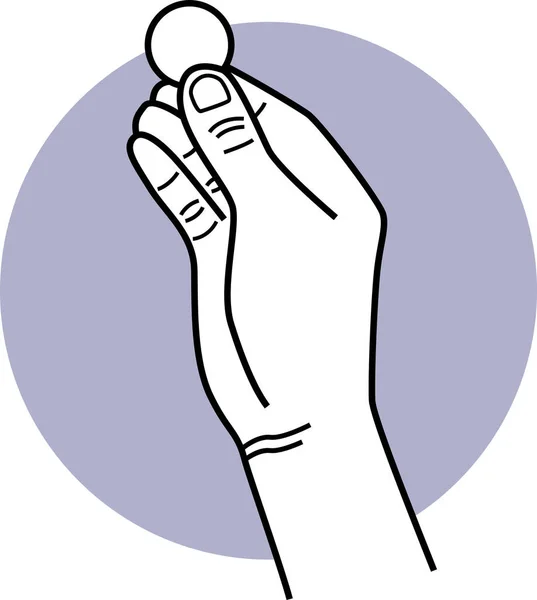 Иконка Объекта Руке — стоковый вектор