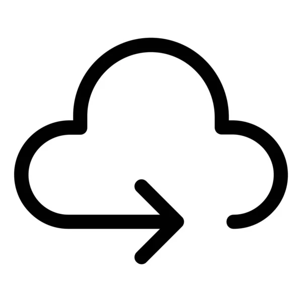 Backup Aktualisieren Cloud Symbol — Stockvektor