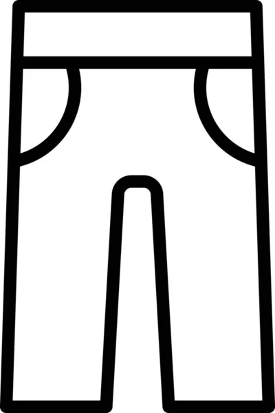 Значок Одягу Одягу Стилі Контур — стоковий вектор