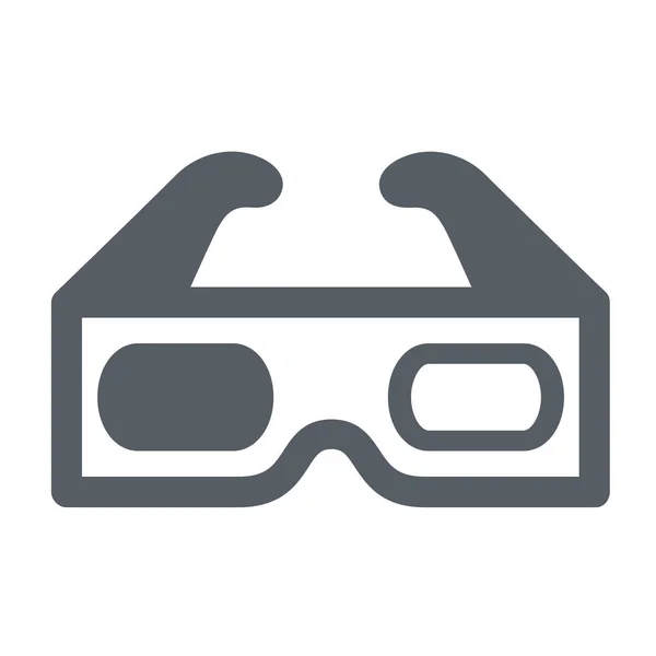 Kinobrille Soliden Stil — Stockvektor