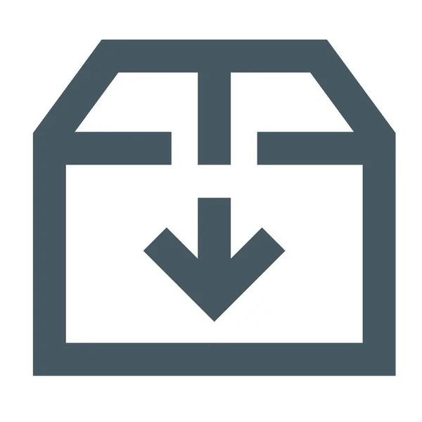 档案档案盒图标为固态风格 — 图库矢量图片
