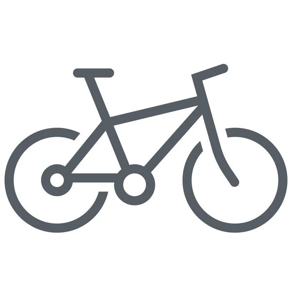 Bicycle Mountainbike Mtb Icon Outline Style — Stock Vector
