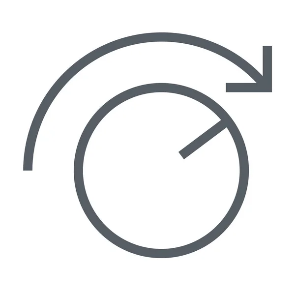 Drehknopf Icon Outline Stil — Stockvektor