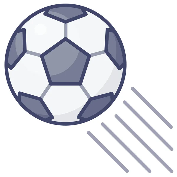 Fußball Sport Ikone — Stockvektor