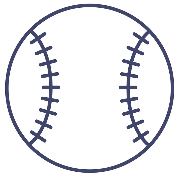 Baseball Spel Handske Ikon Vetenskap Forskning Kategori — Stock vektor