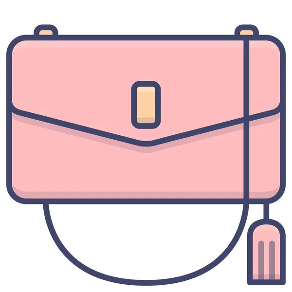 Bag Evening Handbag Icon — Stock Vector