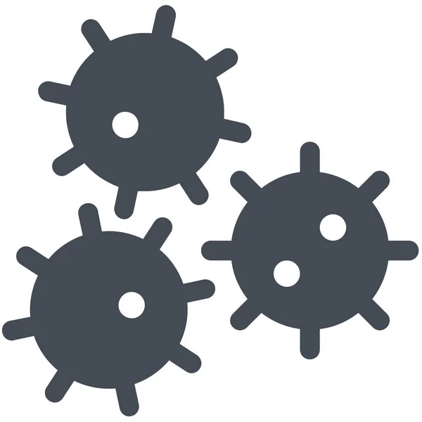 Virus Virus Virus Infección Icono — Vector de stock