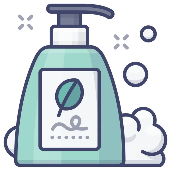 护发素化妆品洗发水图标 — 图库矢量图片