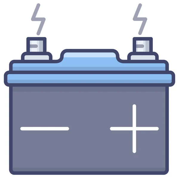 Icône Lithium Charge Batterie — Image vectorielle