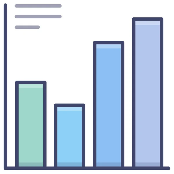 Icône Diagramme Barres — Image vectorielle