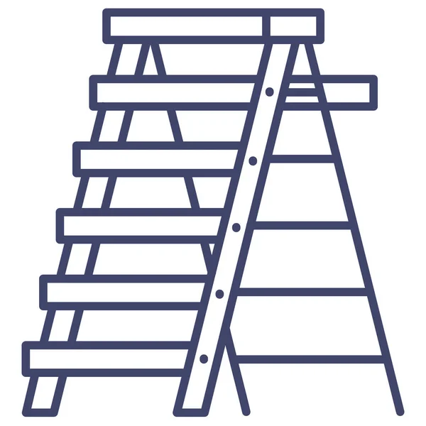 Household Ladder Ladders Icon — Stock Vector