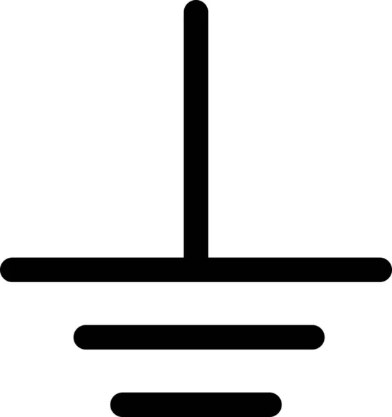 Ikona Elektrické Energie Rybízu Stylu Osnovy — Stockový vektor