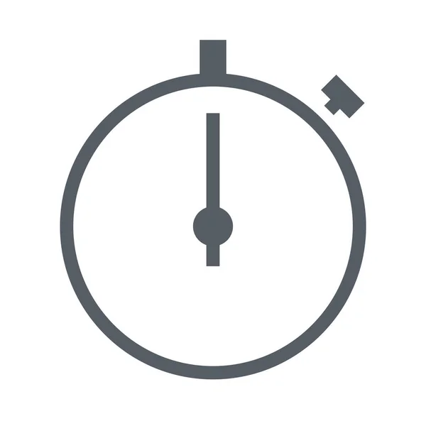 Horloge Compte Rebours Icône Vitesse Dans Style Outline — Image vectorielle