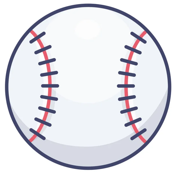 Juego Béisbol Icono Guante Categoría Ciencia Investigación — Vector de stock